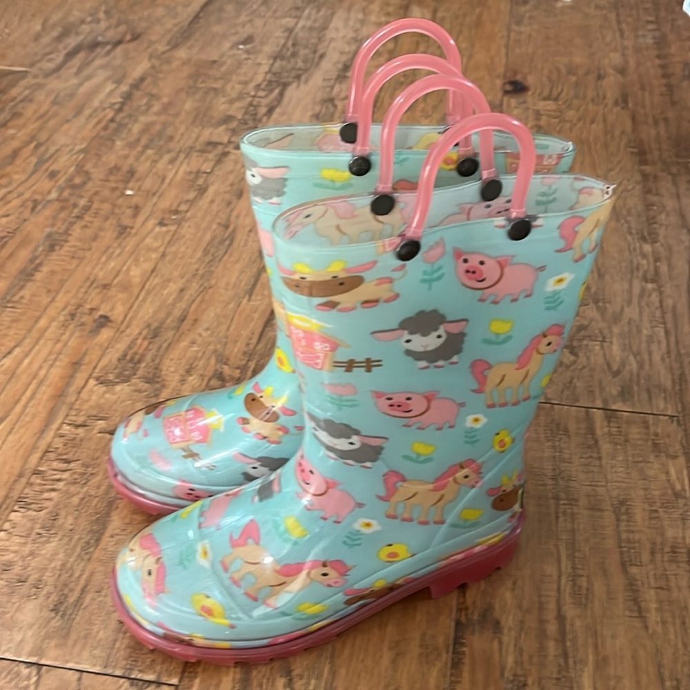 Western Chief Light Up Rain Boots Size 13